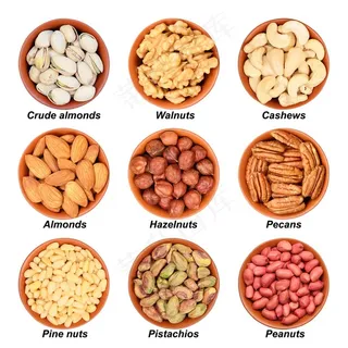碗装干果高清素材图片