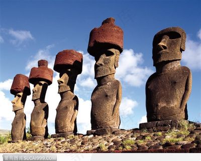 加勒比 古代遗迹 巨石像