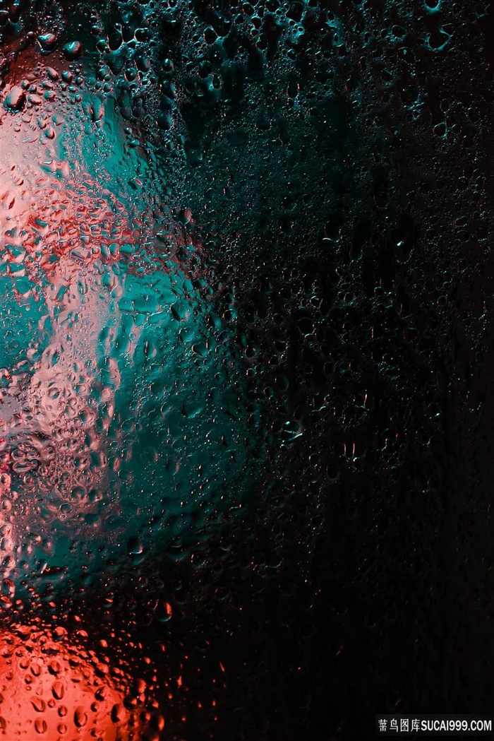 带水纹的玻璃背景