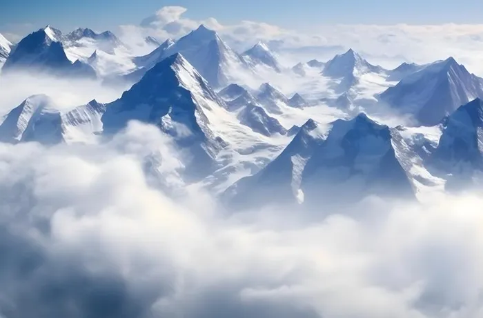 雪山风景摄影背景(3600x2370)