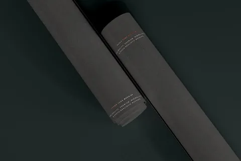 高端暗黑文具类文创VI样机模板