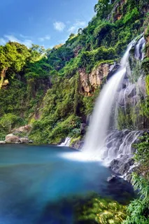 高山瀑布图片 高山瀑布图片