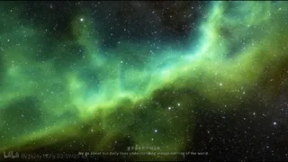 绿色极光壁纸图片