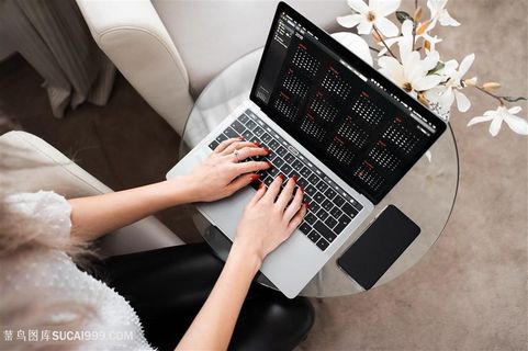 操作笔记本电脑图片