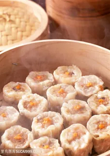 竹蒸笼蒸烧麦高清图片 竹蒸笼蒸烧麦高清图片