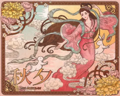 设计中秋节背景风景  设计中秋节背景风景