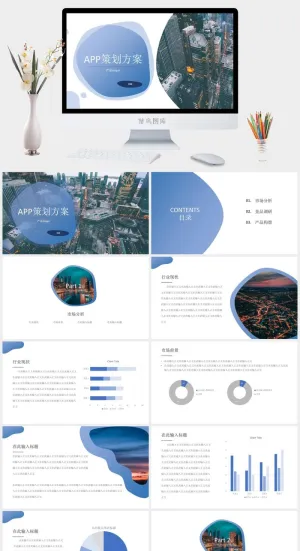APP策划方案市场分析竞品调研用户模型PPT