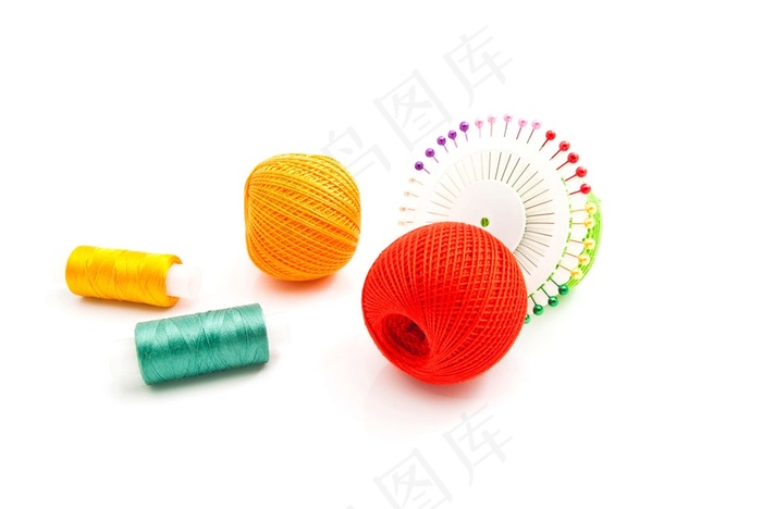 彩色毛线团素材高清图片