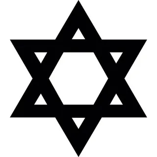 红大卫 PNG 犹太明星 PNG免抠