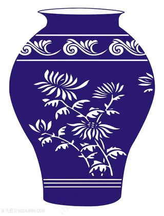 大花瓶瓷器国粹青花瓷中国风图片