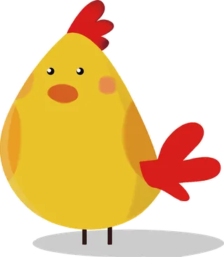 黄色公鸡乡村振兴