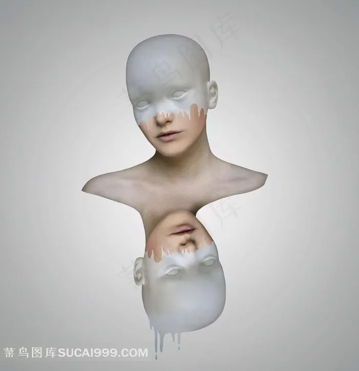 创意另类人体美女素材