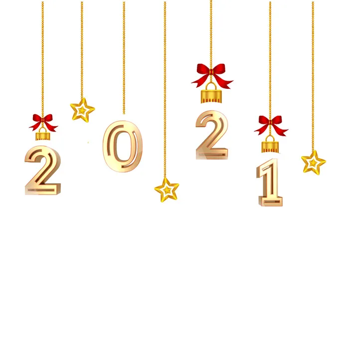 附件装饰新年psd模版下载