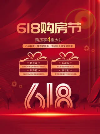 618房地产海报