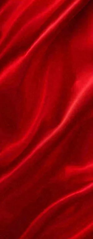 红色丝绸纹理背景，中国红