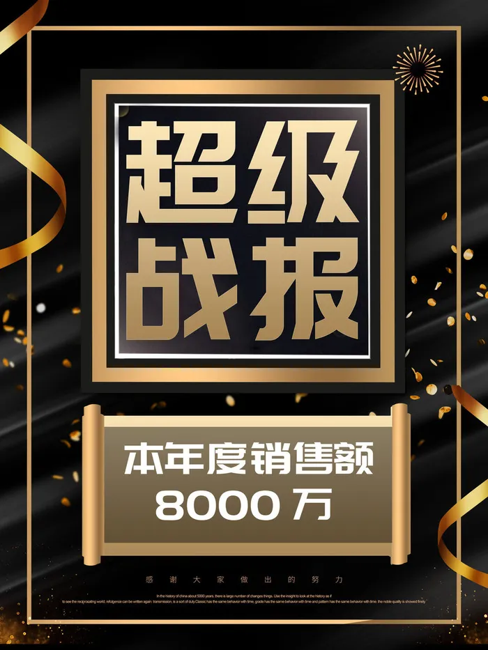 2022企业公司销售业绩年终大捷军令喜报PSD设计素材模板(3543x4724)psd模版下载