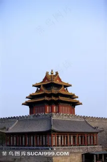 故宫角楼摄影素材图片