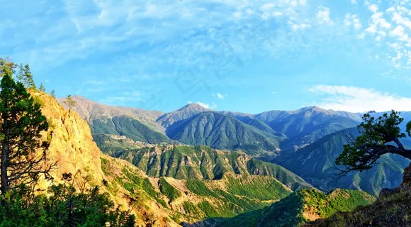 山脉自然景观全景图片 山脉自然景观全景图片