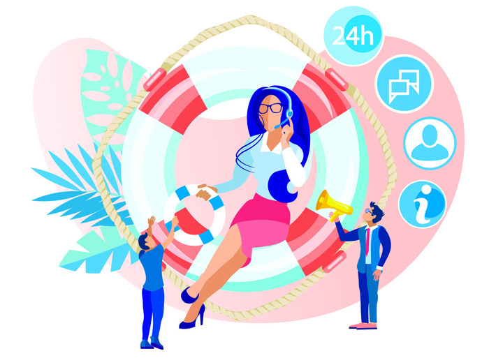 扁平化人物场景办公互联网等距ai矢量设计网页海报UI素材插画