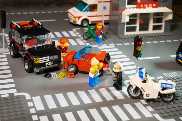 早教儿童乐高模型展示