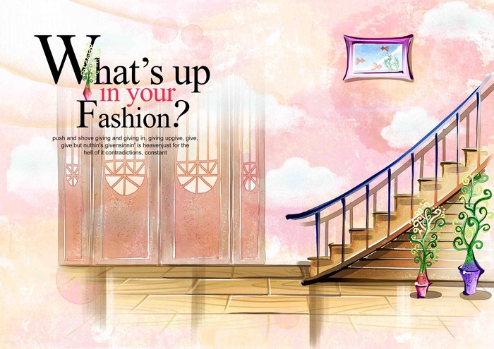 水彩手绘装饰装修