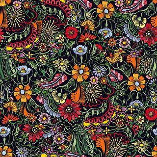 花卉唯美手绘花朵面料纹理手机壳布料面料印花服装矢量图案素材