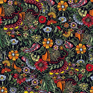 花卉唯美手绘花朵面料纹理手机壳布料面料印花服装矢量图案素材