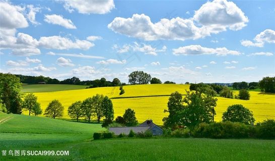 蓝天白云唯美风光