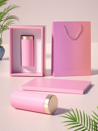 VI样机贴图包装盒logo样机