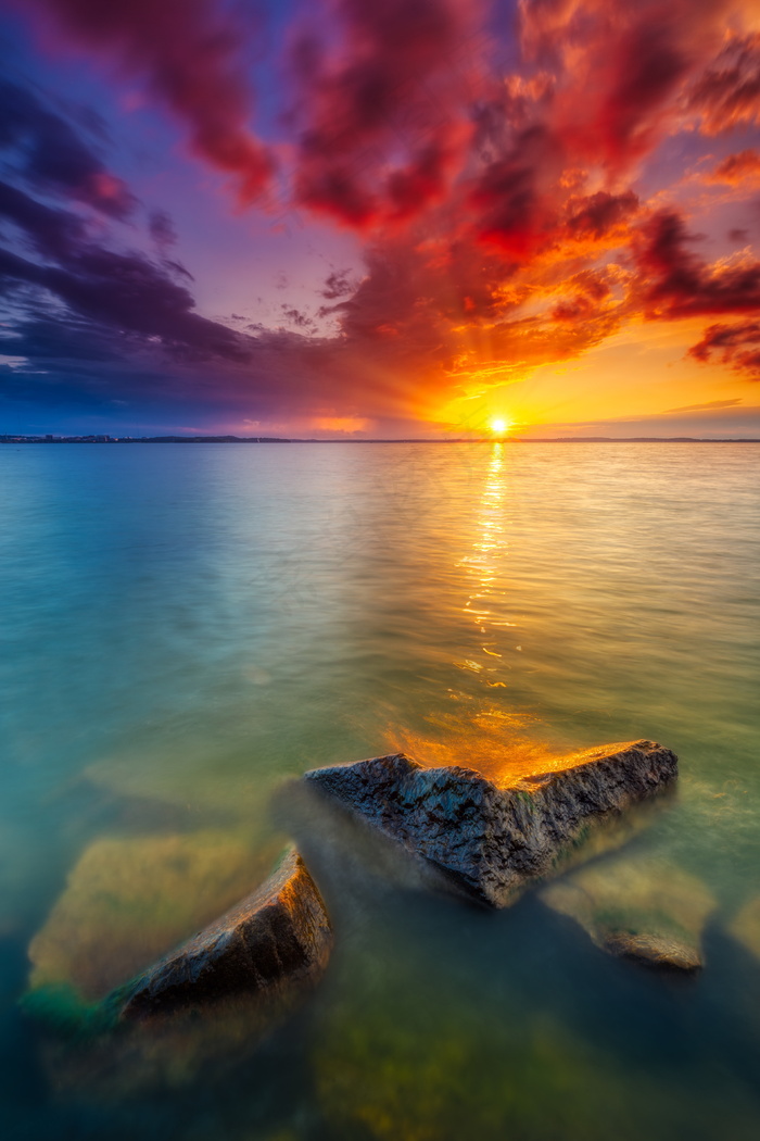 非主流夕阳唯美风景图片