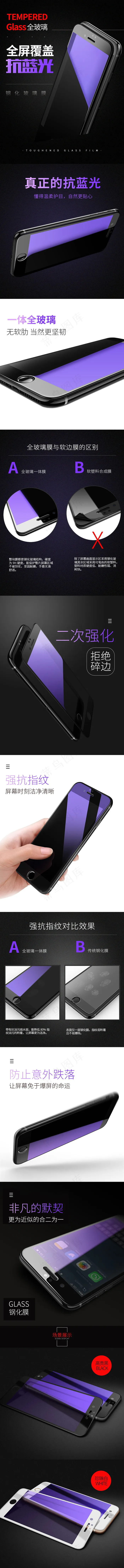 钢化膜详情页05psd模版下载