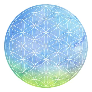 淡蓝色的圆形背景素材