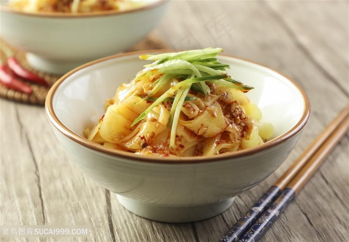 美味好吃的陕西凉皮