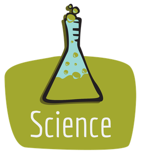 烧瓶三角形卡通绿色少儿兴趣班