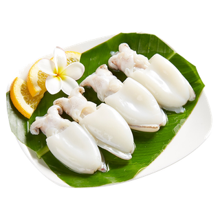 墨鱼仔(1)海鲜超市商品红酒白底图免抠实物摄影png格式图片透明底