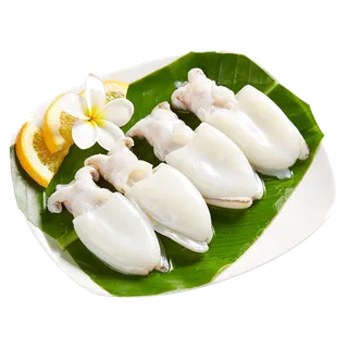 墨鱼仔(1)海鲜超市商品红酒白底图免抠实物摄影png格式图片透明底