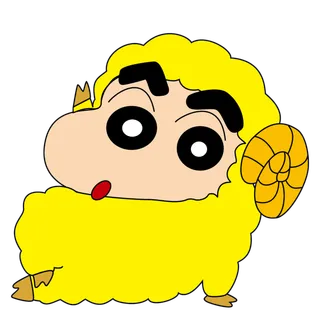 蜡笔小新可爱人物免扣素材