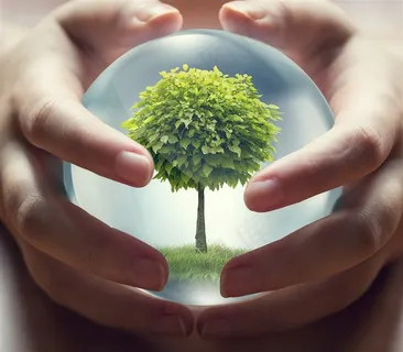 保护树木公益广告图片