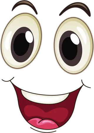 眼睛嘴巴素材卡通简笔