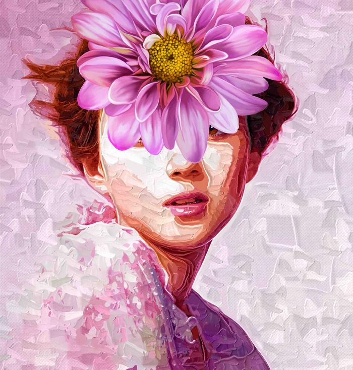 北欧美女装饰画 