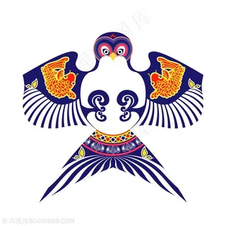 中国风燕子风筝纸鸢民俗节日图片