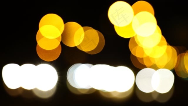 抽象的, 灯, 散景, 背景, 夜晚, 模糊, 交通, 汽车