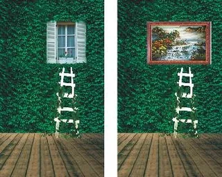 窗户背景贴纸漂亮大图