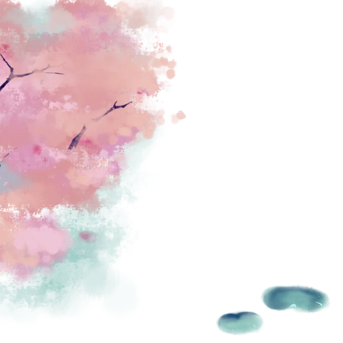 春天浪漫粉红色樱花手绘樱花梅花桃花花朵图片PNG免扣素材