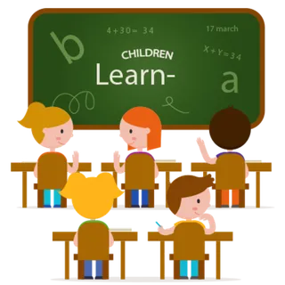 课堂学生卡通简笔少儿兴趣班