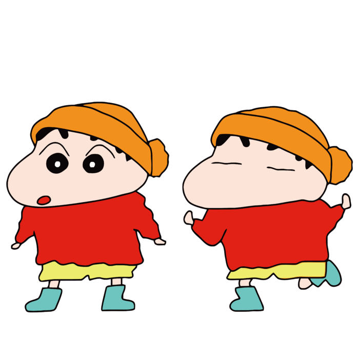 蜡笔小新可爱动画人物免扣素材