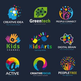 手绘Logo标志素材