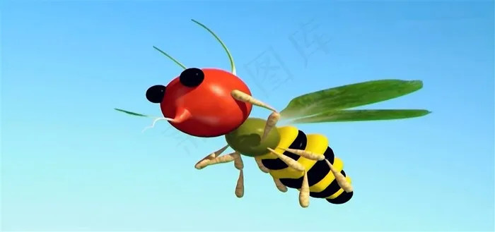 可爱蔬菜小蜜蜂