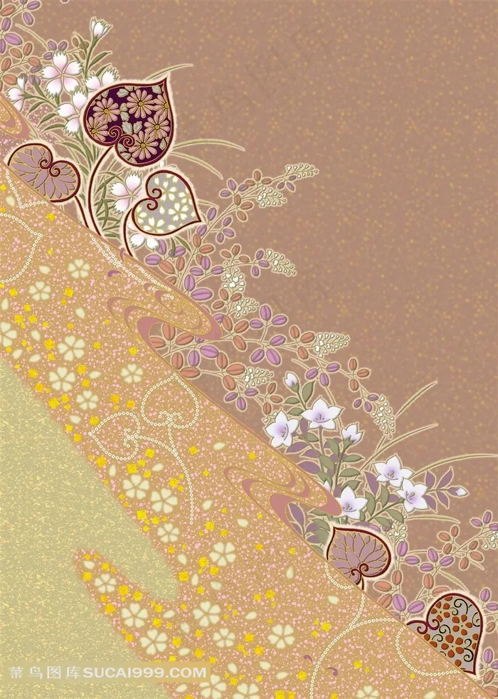 高清精美花朵花纹背景素材图片下载