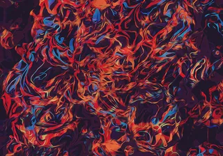 抽象艺术油漆颜料混色流体简笔背景